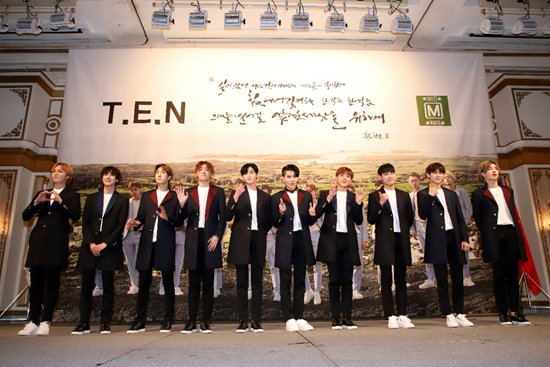 中韩男团T.E.N强势出击 十人十色各显魅力大有不同